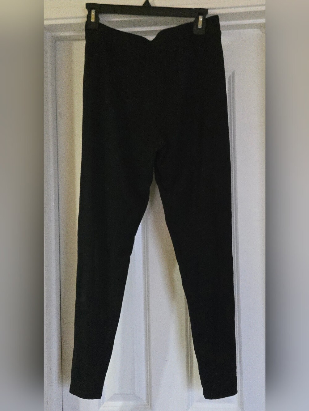 GAP Women Black Soft Rayon High-Rise Ponte Leggings Size Large Casual Loungewear